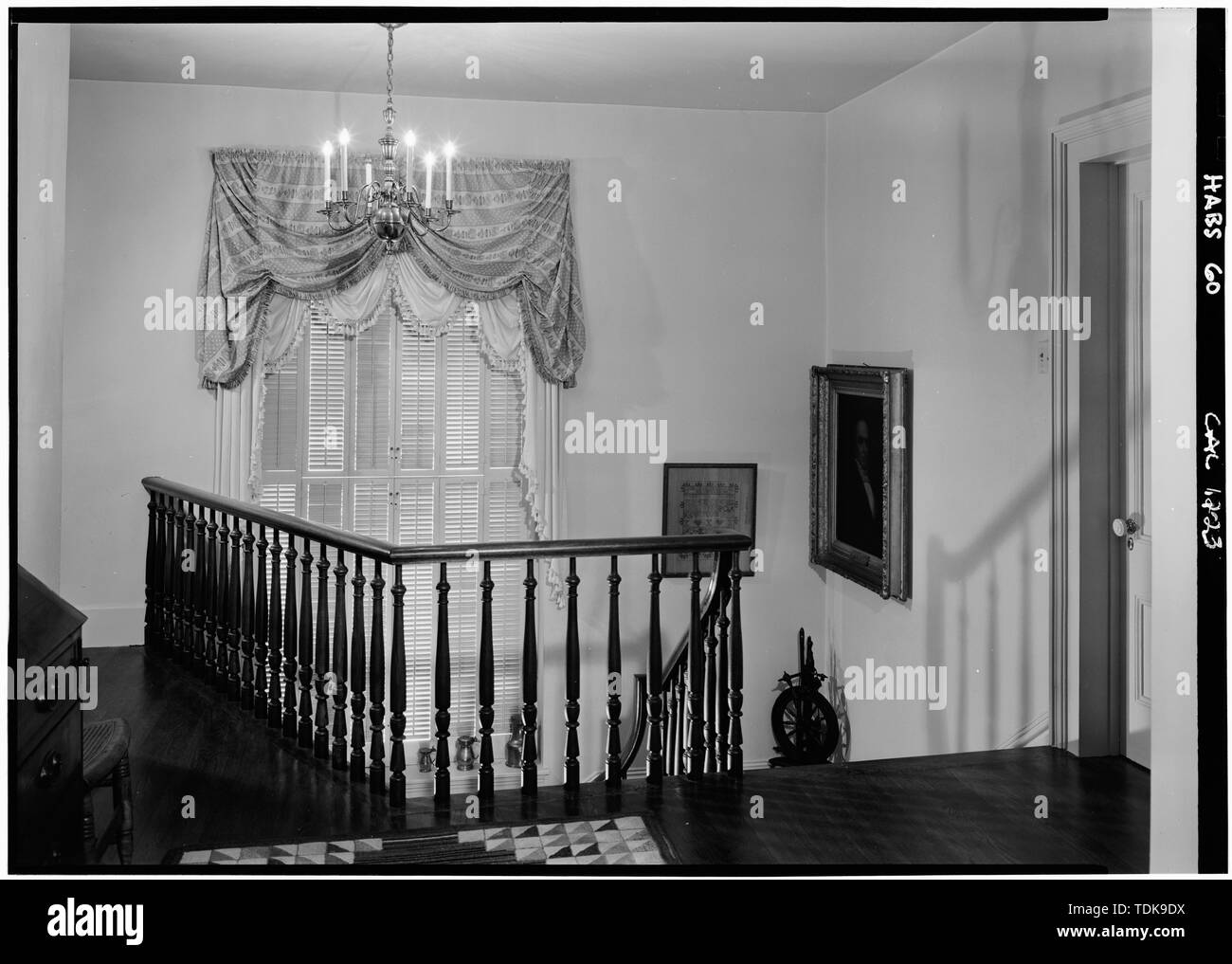 Oktober 2, 1960 umgebaut, obere Halle (West) - McElroy House, 2645 Gough Street (verschoben), San Francisco, San Francisco County, CA Stockfoto