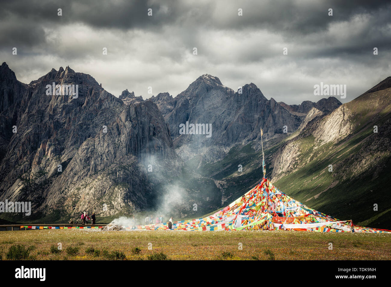 Nian Baoyu ist die Landschaft Stockfoto