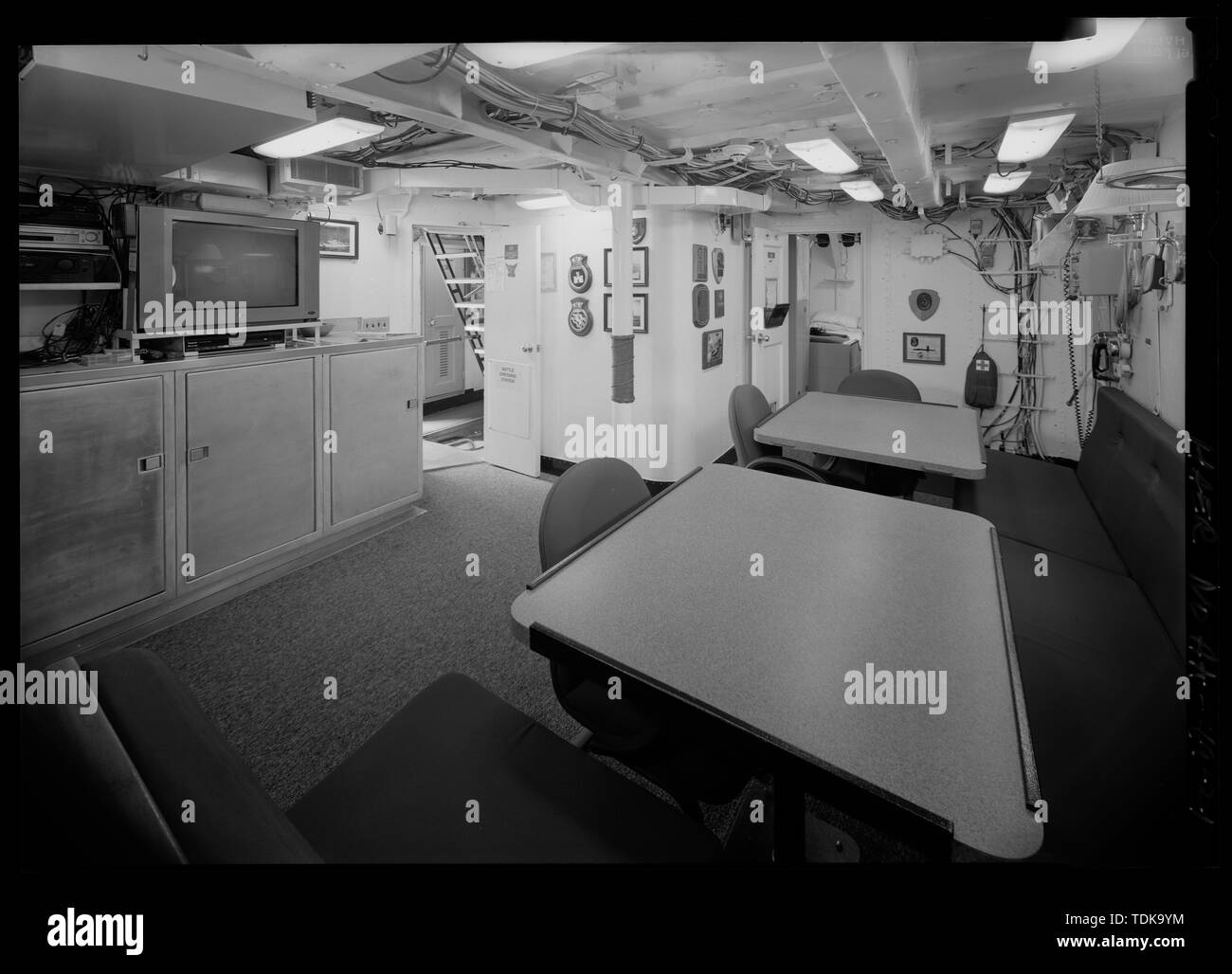 Offiziere Wardroom - USS SCHÄKEL, ARS 9, Ketchikan, Ketchikan Gateway Borough, AK Stockfoto