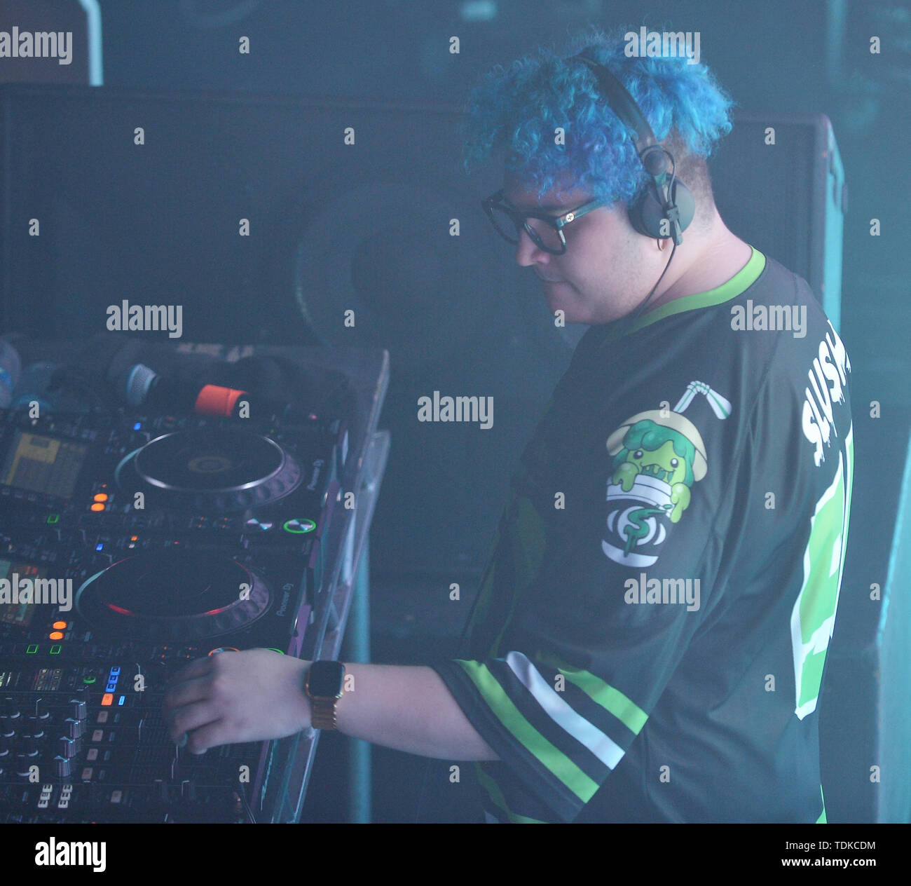 Fort Lauderdale, FL, USA. 14 Juni, 2019. Slushii führt während der Monster Energy Ausbruch Tour an der Revolution Live am 14. Juni 2019 in Miami, Florida. Quelle: MPI 10/Media Punch/Alamy leben Nachrichten Stockfoto