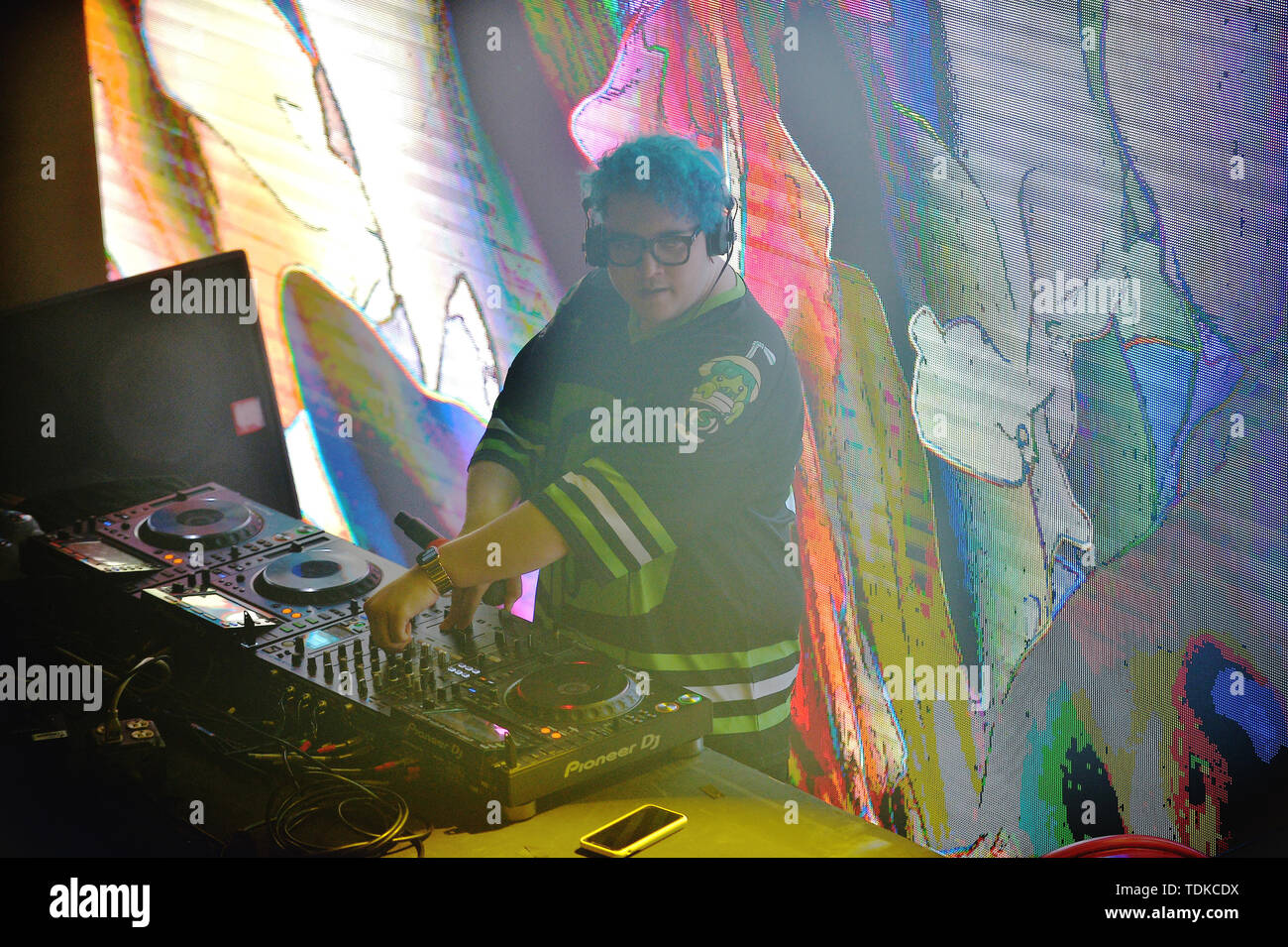 Fort Lauderdale, FL, USA. 14 Juni, 2019. Slushii führt während der Monster Energy Ausbruch Tour an der Revolution Live am 14. Juni 2019 in Miami, Florida. Quelle: MPI 10/Media Punch/Alamy leben Nachrichten Stockfoto