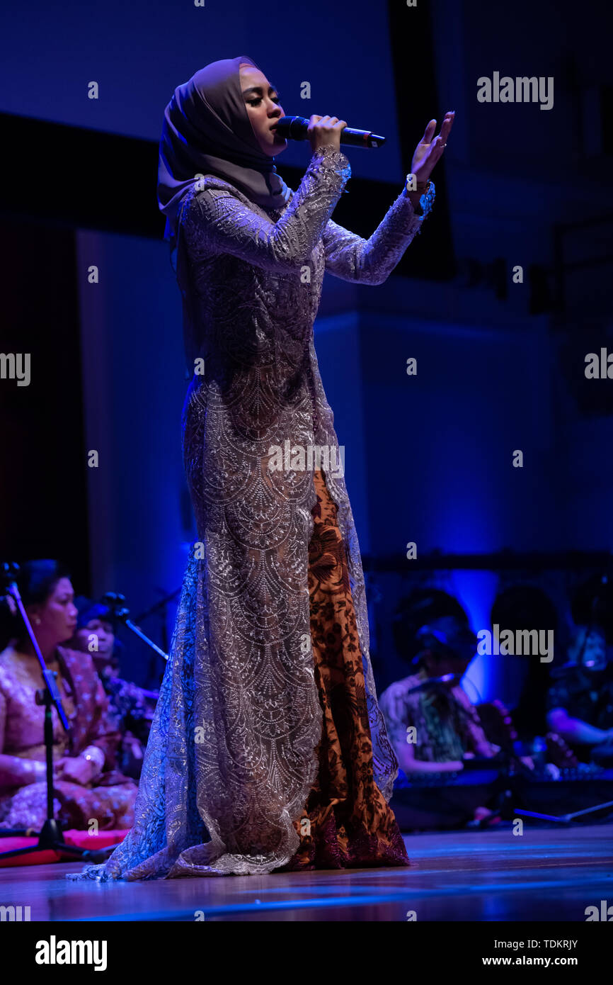 London, Großbritannien. 17 Juni, 2019. Die Botschaft der Republik Indonesien Feiern zum 70. Jahrestag von Indonesien und den Vereinigten Königreich diplomatische Beziehungen an der Cadogan Hall am 17. Juni 2019, London, UK. Bild Capital/Alamy leben Nachrichten Stockfoto