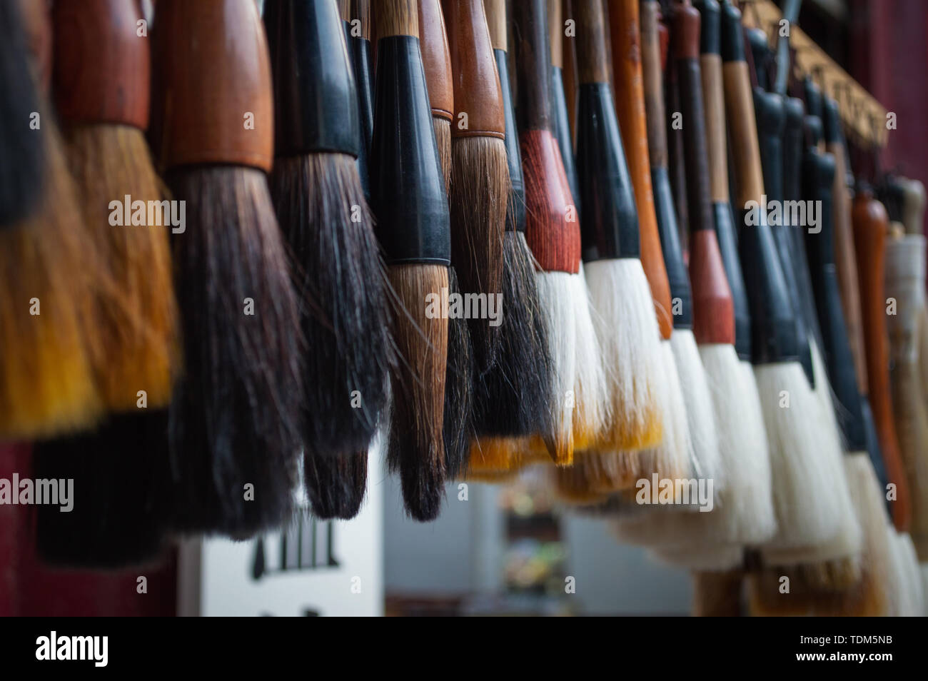 Bürsten/schreiben Tools Stockfoto