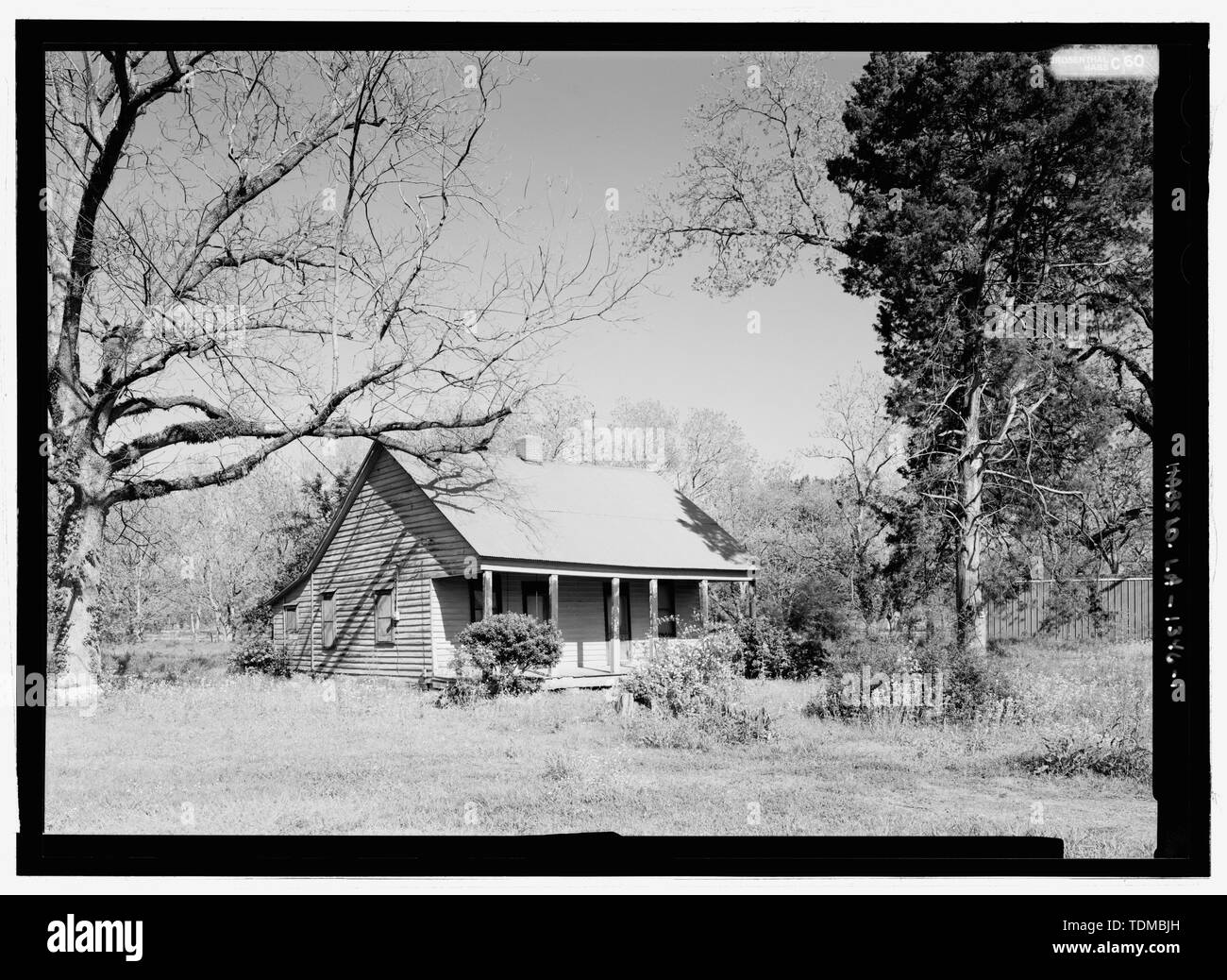 Perspektivische Ansicht - Alfred Llorens Haus, State Highway 119, Natchitoches, Natchitoches Parish, LA; Cane River National Heritage Area Kommission, Sponsor; Preis, Virginia Barrett, Sender; Rosenthal, James, Fotograf Stockfoto