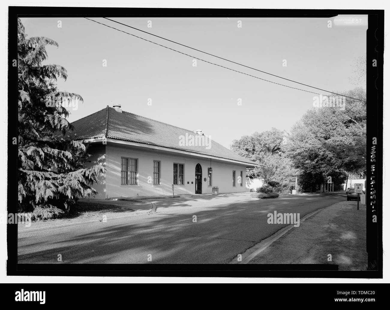 Perspektive aus BETRACHTEN IM SÜDWESTEN - Altes Rathaus, 314 Rue Amulett, Natchitoches, Natchitoches Parish, LA; Cane River National Heritage Area Kommission, Sponsor; Preis, Virginia Barrett, Sender Stockfoto