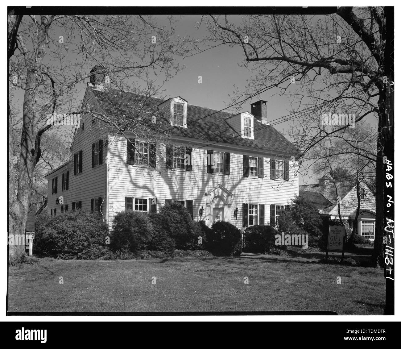 Blick von Westen und Süden nach Nordwesten - John Holmes House, 504 US-Highway 9, Cape May Court House, Cape May County, New Jersey Stockfoto