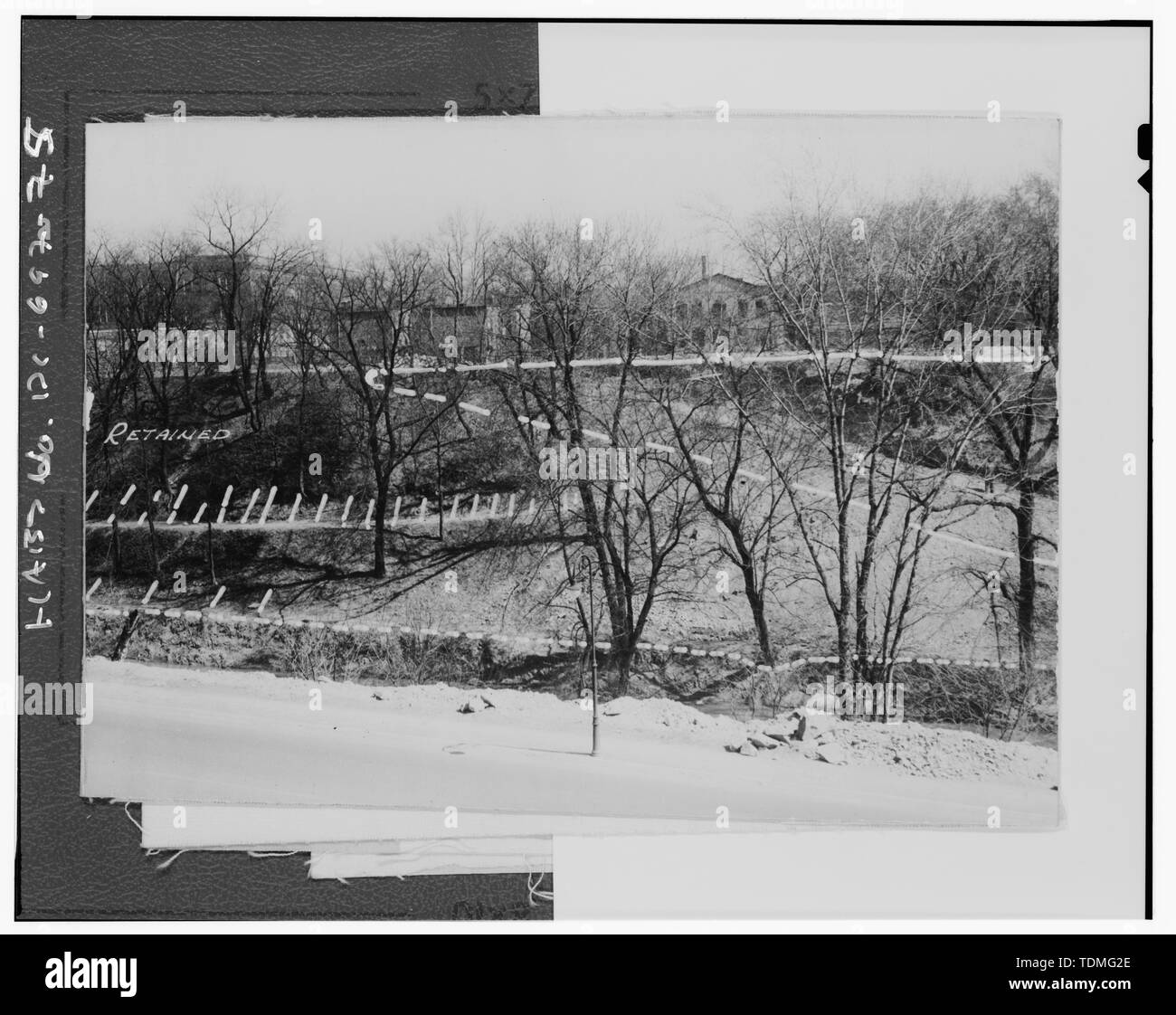 Fotokopie des PANORAMA "B"; Nummer 2 der 5. - Rock Creek und Potomac Parkway, Washington, District of Columbia, DC Stockfoto
