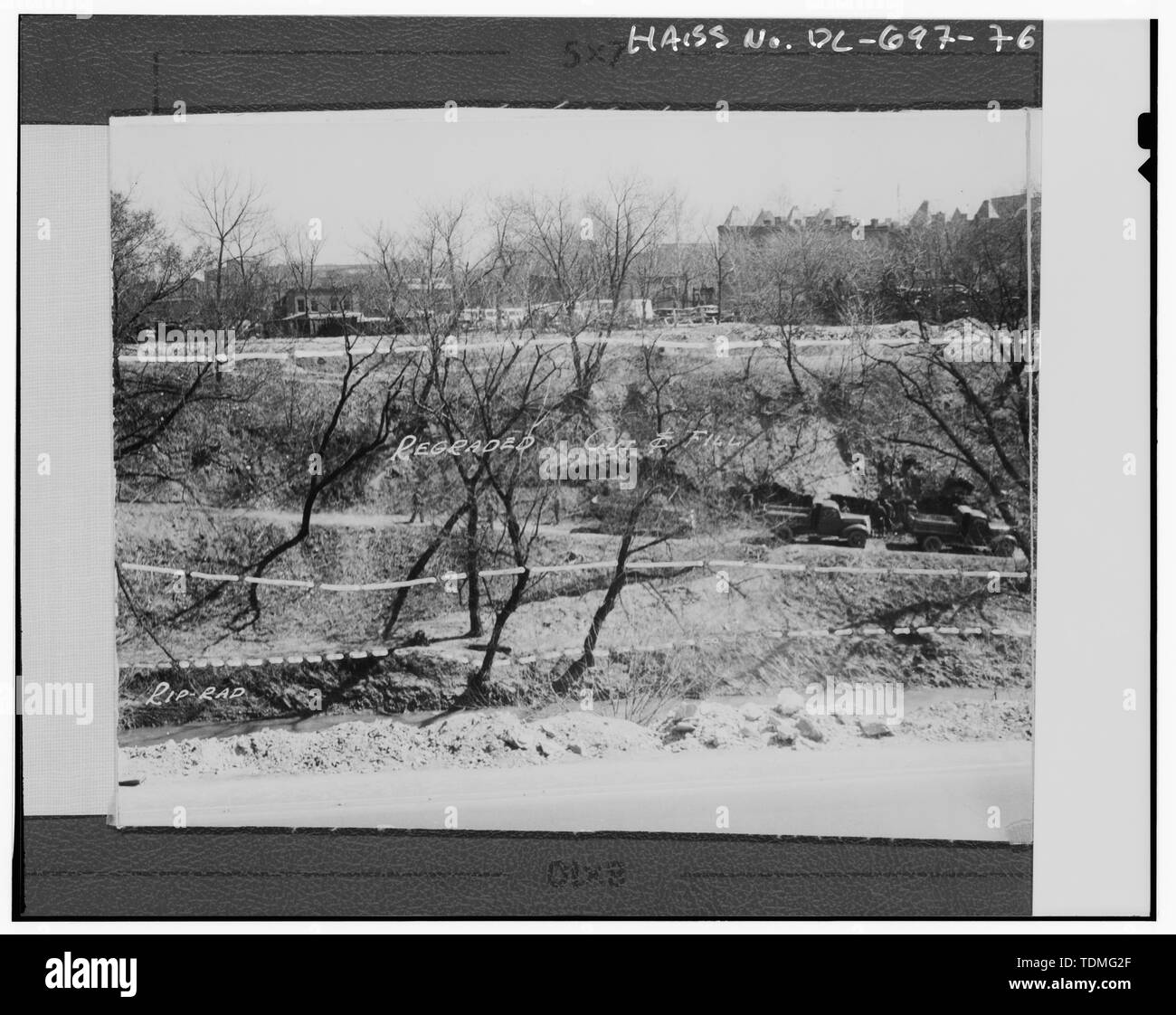 Fotokopie des PANORAMA "B"; Nummer 3 der 5. - Rock Creek und Potomac Parkway, Washington, District of Columbia, DC Stockfoto