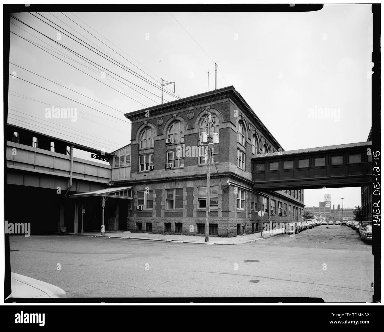 - Pennsylvania Railroad Verbesserungen, Wilmington Bahnhof, Front- und französischen Straßen, Wilmington, New Castle County, DE Stockfoto