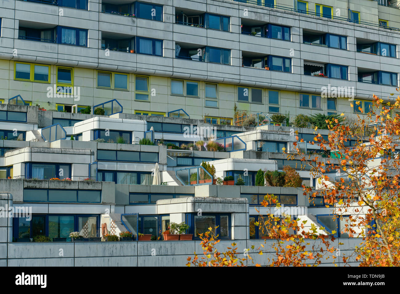 Wohnhaus Schlangenbader Straße, Wilmersdorf, Berlin, Deutschland Stockfoto