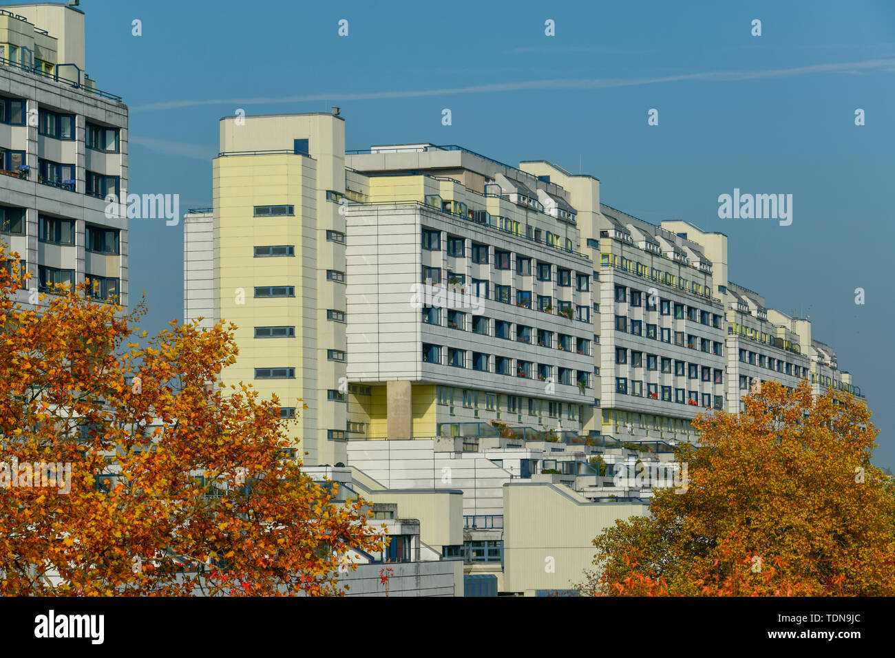 Wohnhaus Schlangenbader Straße, Wilmersdorf, Berlin, Deutschland Stockfoto
