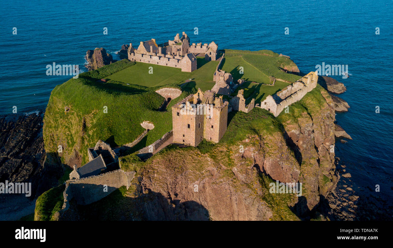 Dunnottar Castle, Aberdeenshire, Schottland, Großbritannien Stockfoto