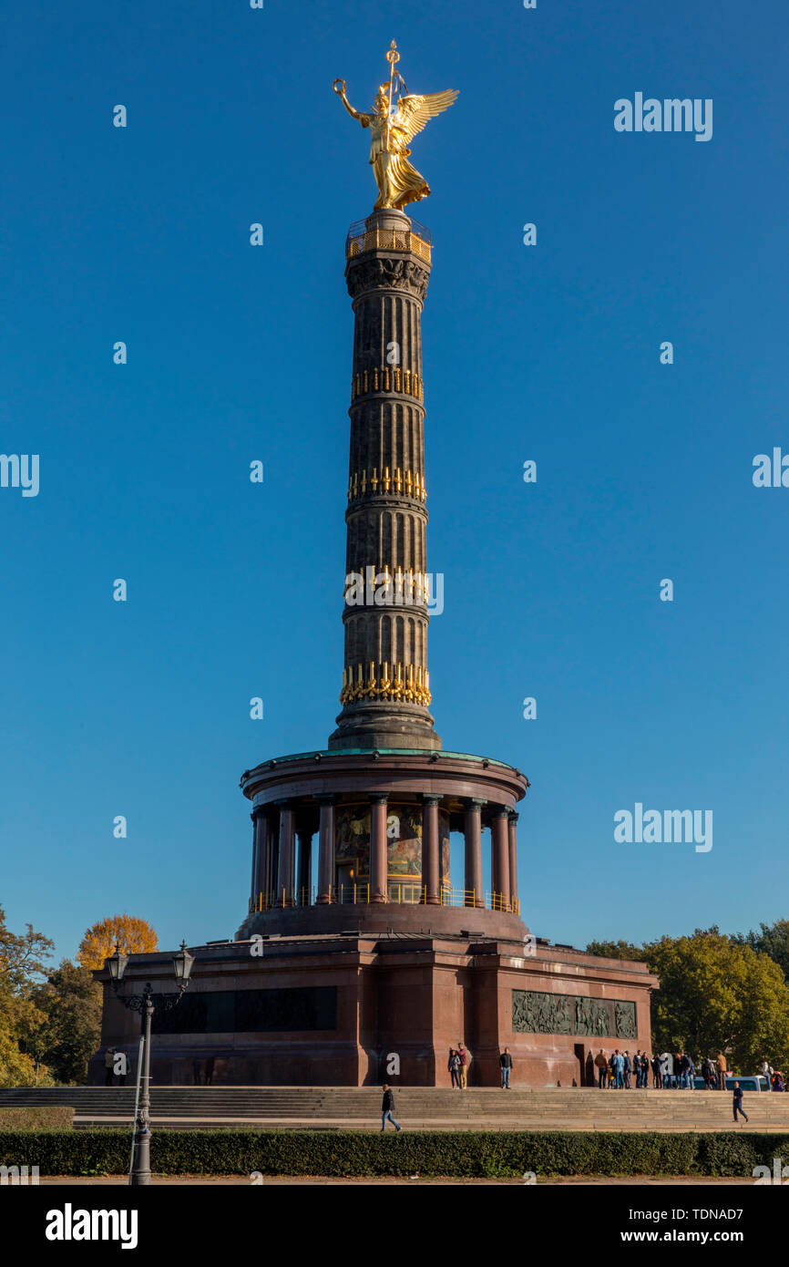 Siegessäule, Berlin, Deutschland Stockfoto