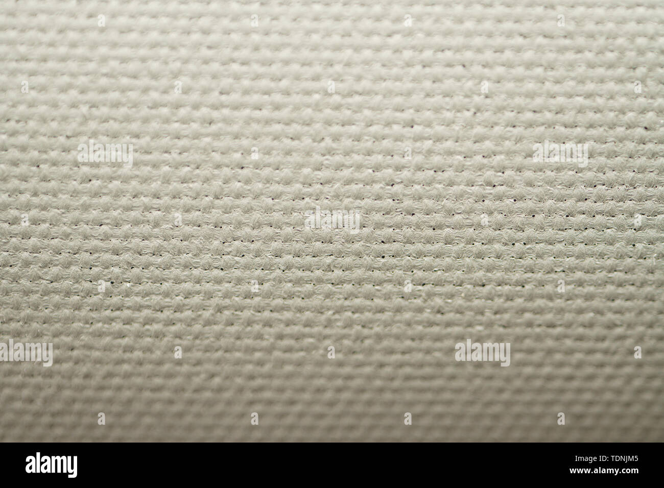 Weißes Nylon synthetischen Spinnstoffen Hintergrund Textur Stockfoto