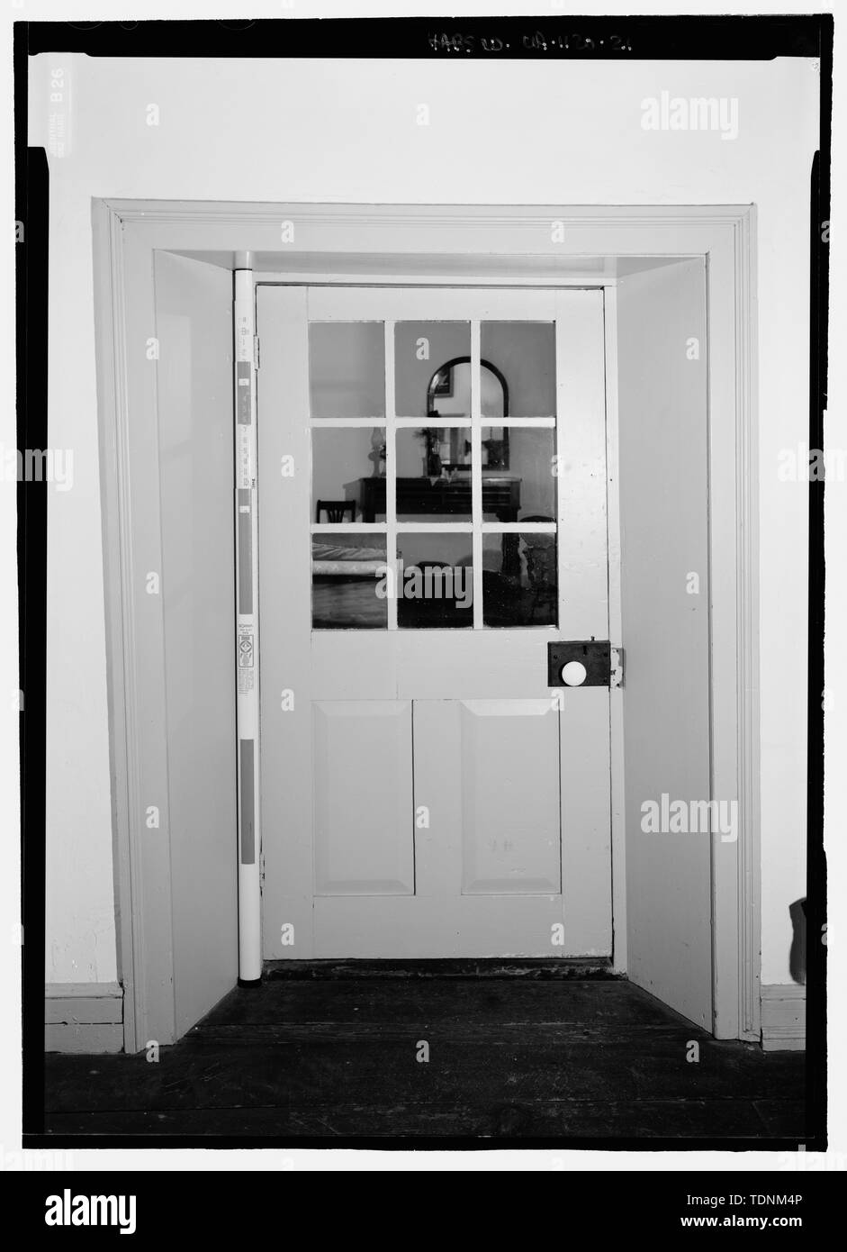 Blick von Südwesten - Allgemeine Jose Castro Haus, Mission Plaza, San Juan Bautista, San Benito County, CA Stockfoto