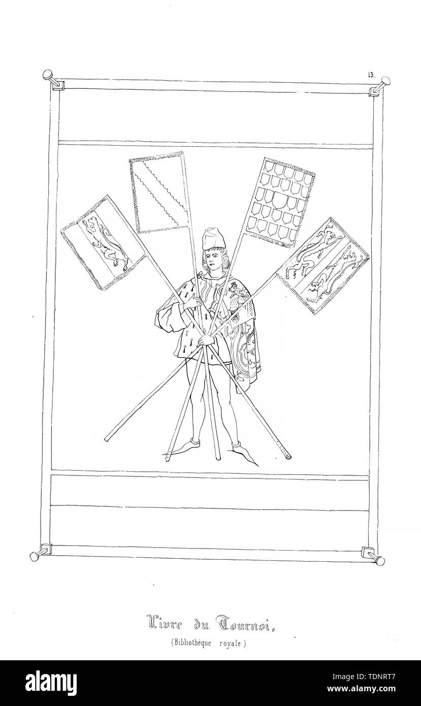 Christian Abbildung. Altes Bild Stockfoto