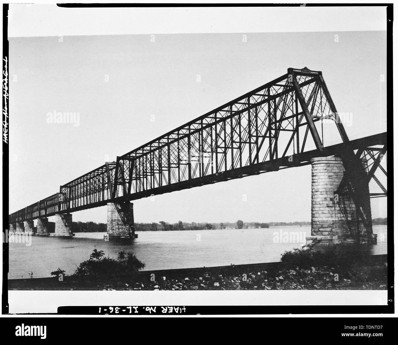 Kairo ohio river bridge SchwarzweißStockfotos und bilder Alamy