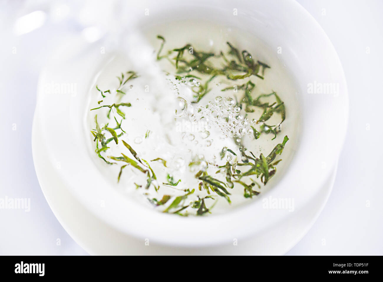 Spezielle hochwertige einzelne Knospe vor Mao Jian in Xinyang Stockfoto