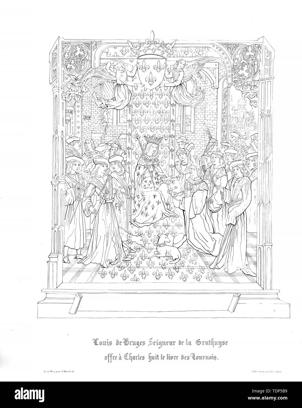 Christian Abbildung. Altes Bild Stockfoto