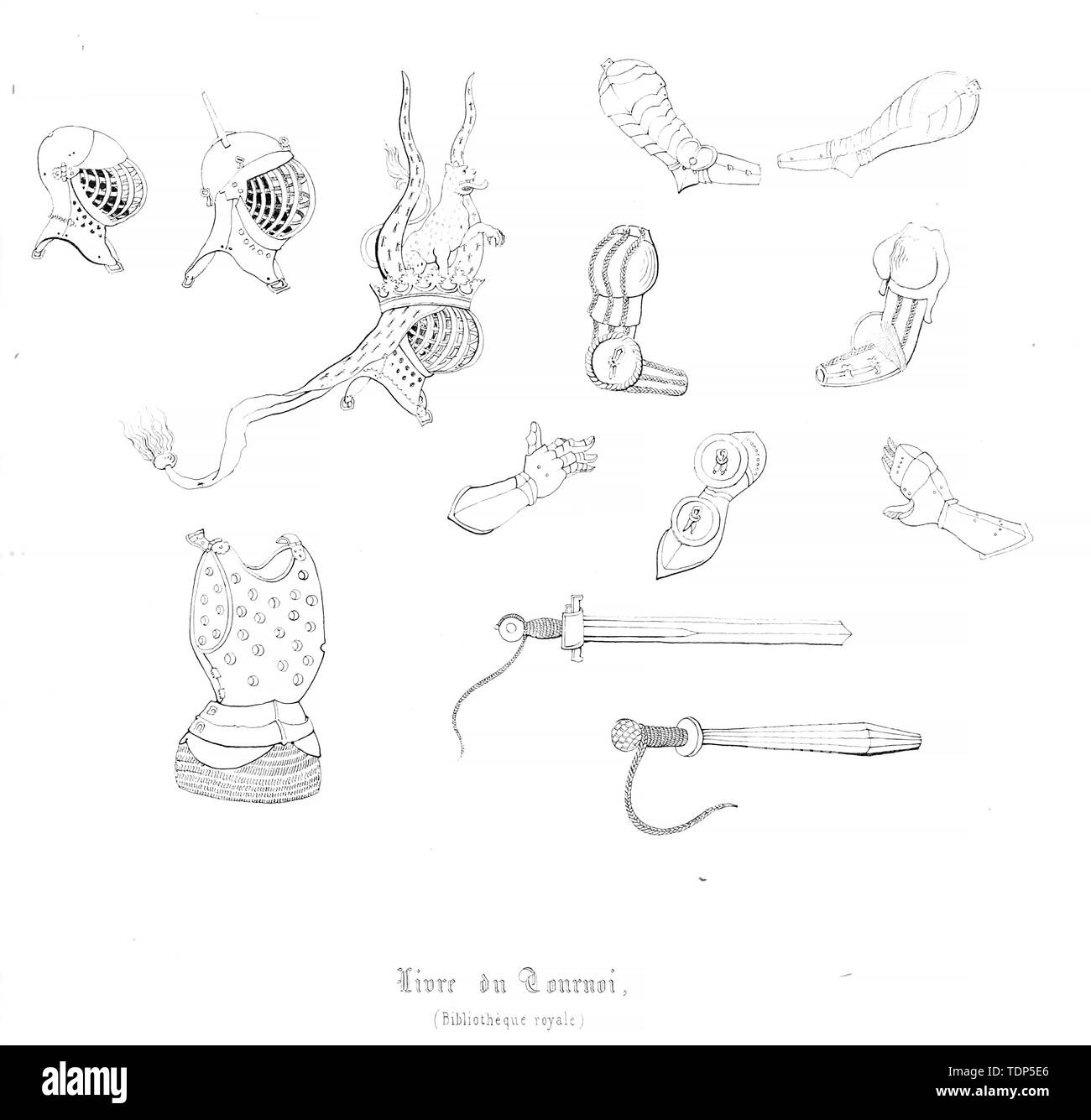 Christian Abbildung. Altes Bild Stockfoto