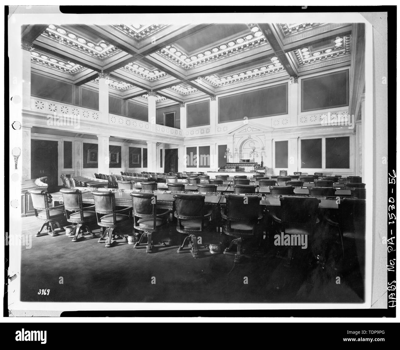 Fotokopie des Gemeinsamen Rates Kammer, April 1910.-PCA (jetzt Stadtrat - Die neue öffentliche Gebäude, Penn Square, Breit und Market Street, Philadelphia, Philadelphia County, PA Stockfoto