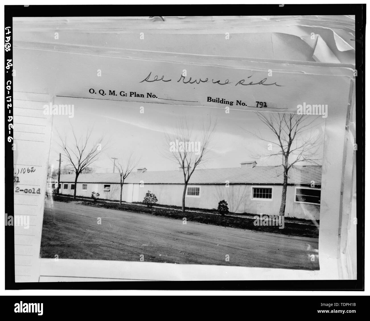 In der Fitzsimons Army Medical Center Immobilien Buch (grünes Tuch), East Side. - Fitzsimons Allgemeines Krankenhaus, Geschäfte, nordwestliche Ecke von West Pennington Avenue, und North Tenth Street, Aurora, Adams County, CO Stockfoto