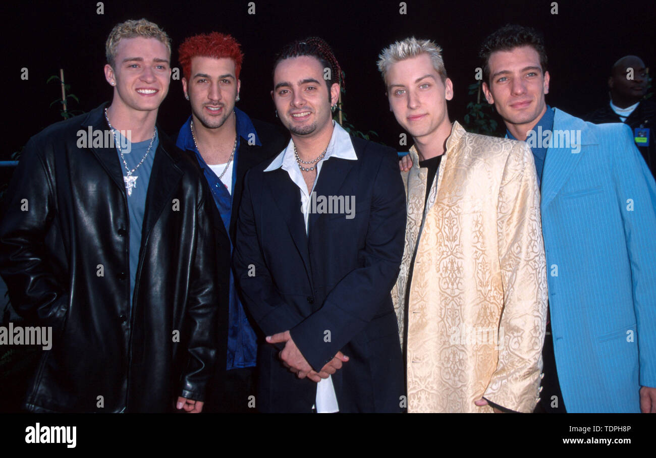 Mai 25, 1999, Los Angeles, CA, USA; N' SYNC @ der Blockbuster Awards 1999.. (Bild: Â© Chris Delmas/ZUMA Draht) Stockfoto