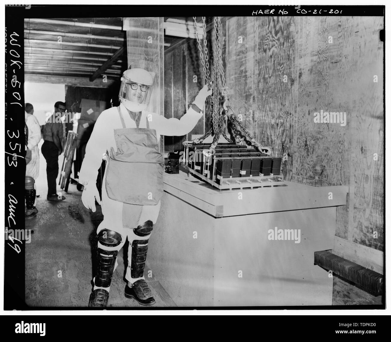 Us-Armee, Ca. 1955 (original Drucken im Rocky Mountain Arsenal, Commerce City, Colorado). ARSENAL ANLAGENBEREICH zum Arbeiter. - Rocky Mountain Arsenal, von 90 - Sixth Avenue und Fifty-Sixth Avenue, Buckley Road, Quebec Street und Colorado Highway 2, Handel Stadt, Adams County, CO begrenzt Stockfoto