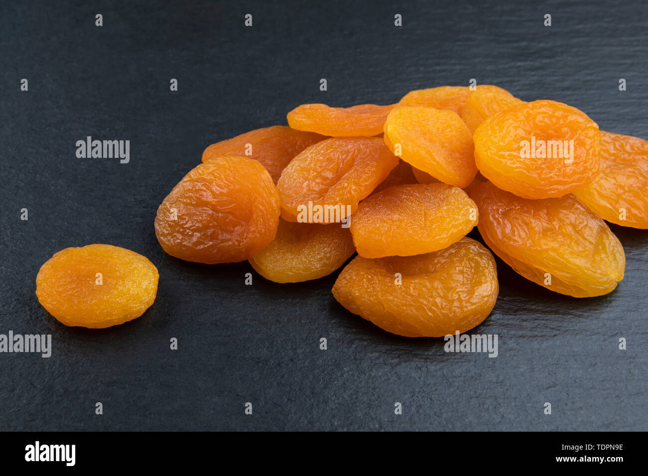 Natürlich getrocknet Aprikosen. Essen Hintergrund oder Textur Stockfoto