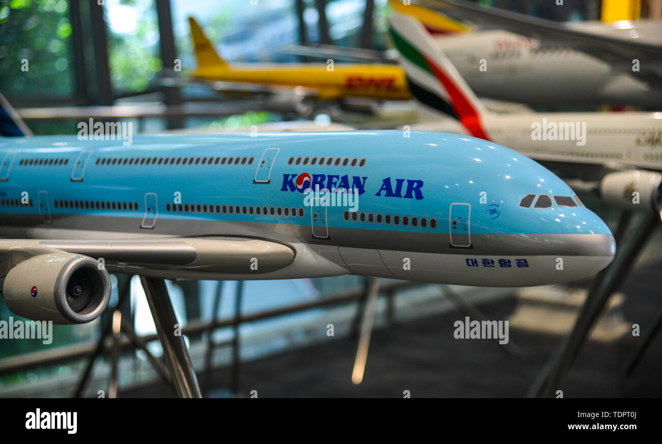 A380 Plane Interior Stockfotos A380 Plane Interior Bilder