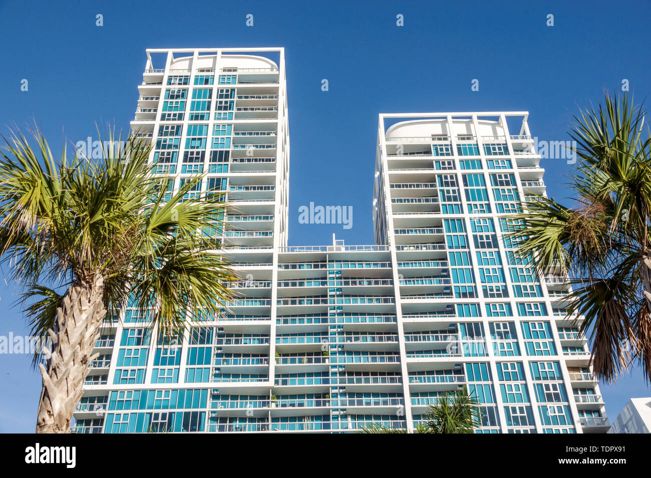 Miami Beach, Florida, Collins Avenue, Carillon Residences North Tower, Hotelhotels in Motel Motels, Resort Wellness Spa, ehemals Canyon Ranch hig Stockfoto