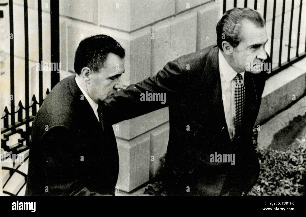 Nixon-Gromiko Gespräche im Weißen Haus, Washington DC, USA 1970 Stockfoto