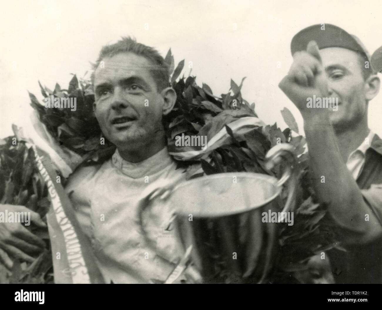 Amerikanische Fahrer Phil Hill, Monza, Italien 1961 Stockfoto