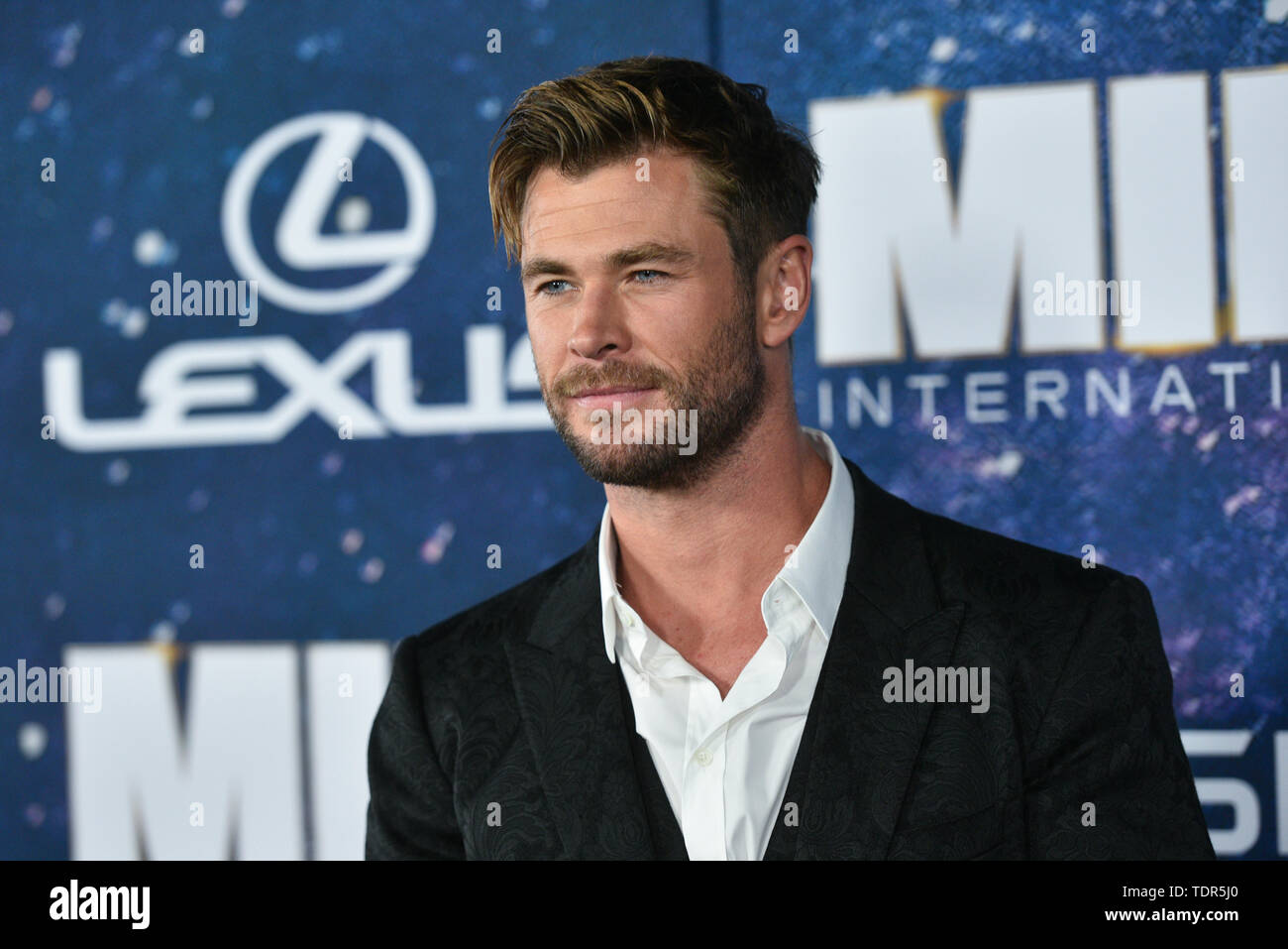 Chris Hemsworth besucht die 'Men In Black International' Weltpremiere auf AMC Loews Lincoln Square 13 Am 11. Juni 2019 in New York City. Stockfoto