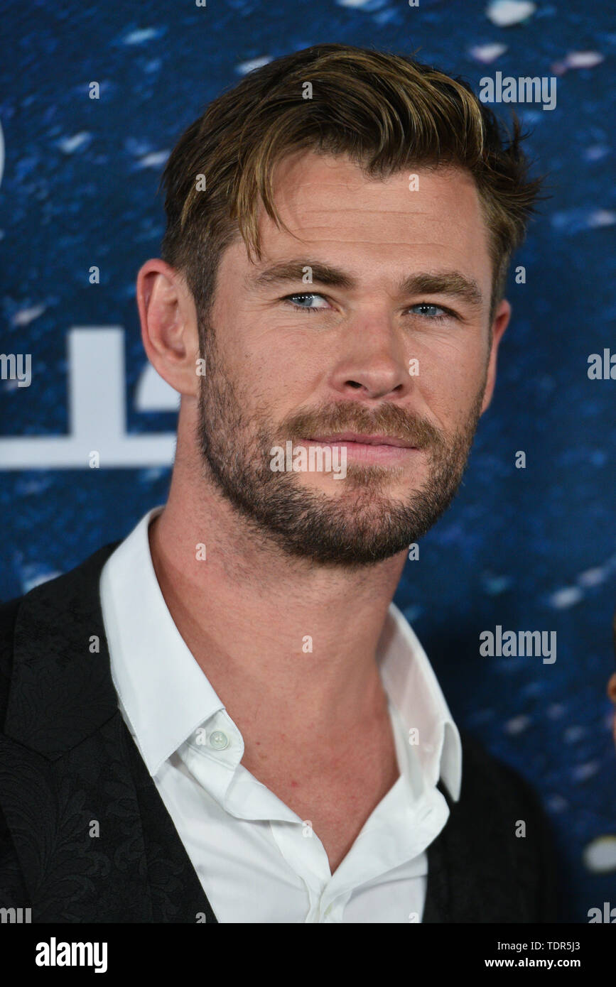 Chris Hemsworth besucht die 'Men In Black International' Weltpremiere auf AMC Loews Lincoln Square 13 Am 11. Juni 2019 in New York City. Stockfoto