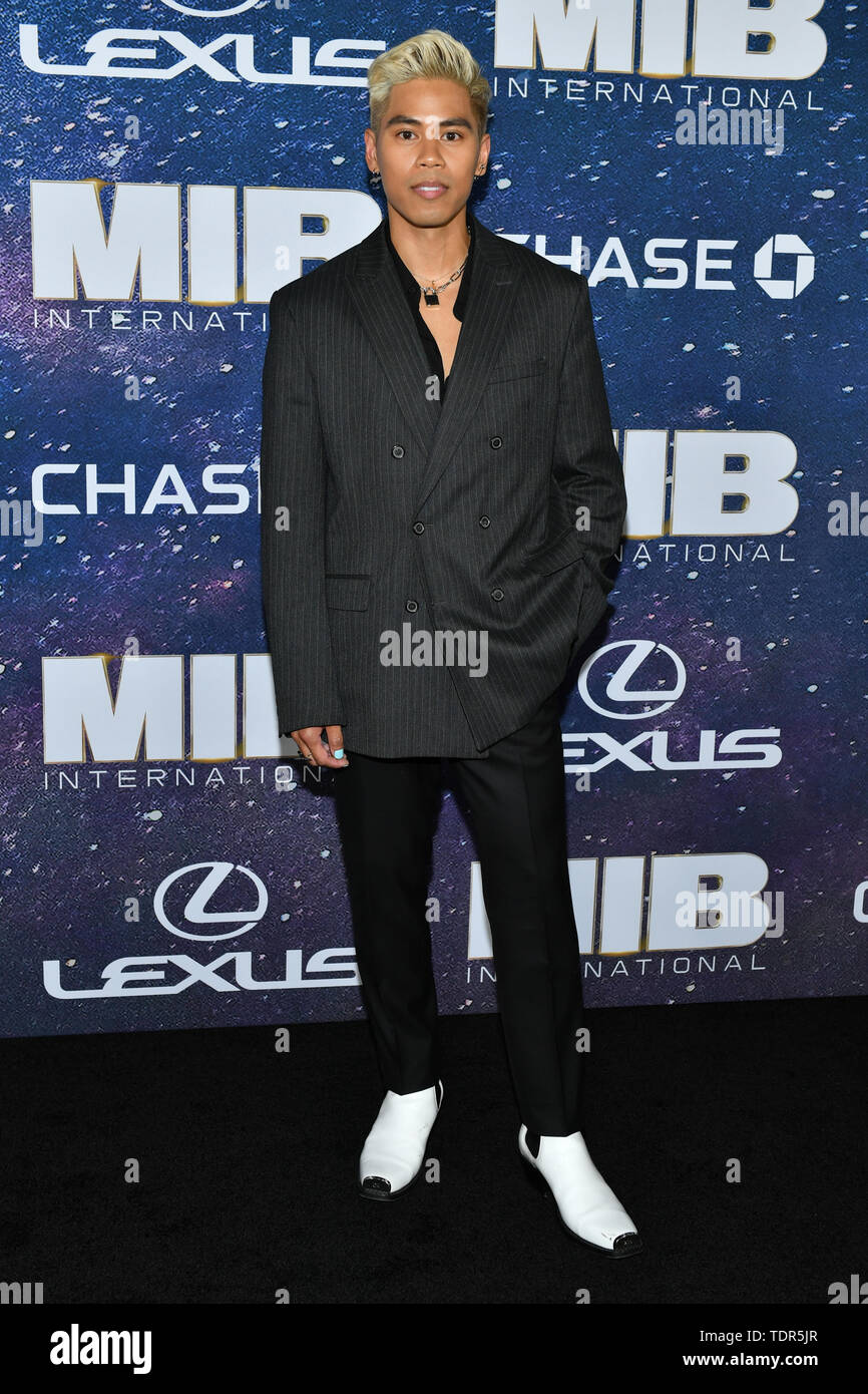 Anthony Urbano besucht die 'Men In Black International' Weltpremiere auf AMC Loews Lincoln Square 13 Am 11. Juni 2019 in New York City. Stockfoto