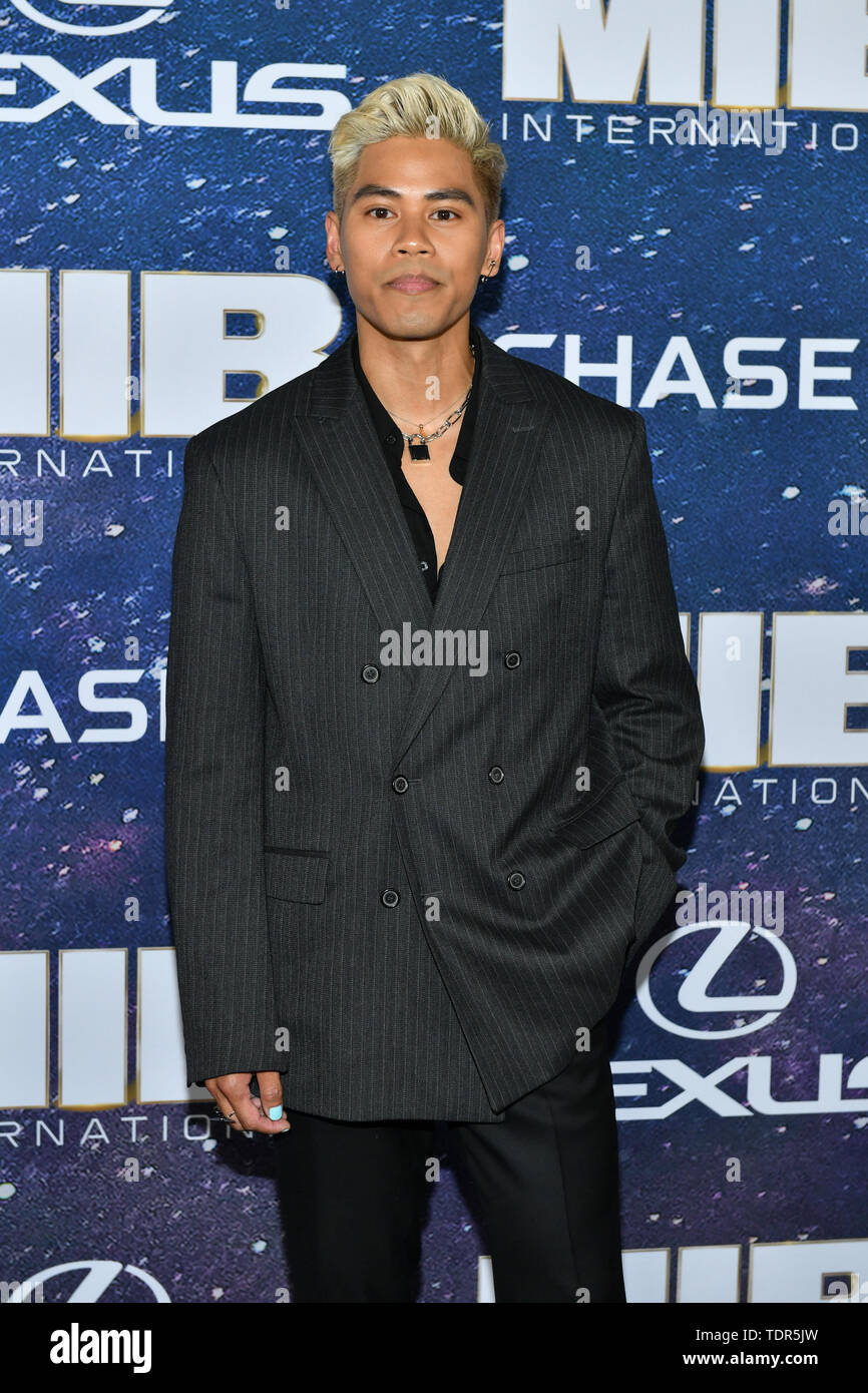 Anthony Urbano besucht die 'Men In Black International' Weltpremiere auf AMC Loews Lincoln Square 13 Am 11. Juni 2019 in New York City. Stockfoto
