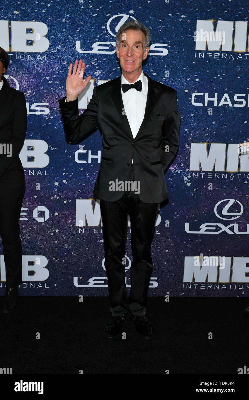 Bill Nye besucht die 'Men In Black International' Weltpremiere auf AMC Loews Lincoln Square 13 Am 11. Juni 2019 in New York City. Stockfoto
