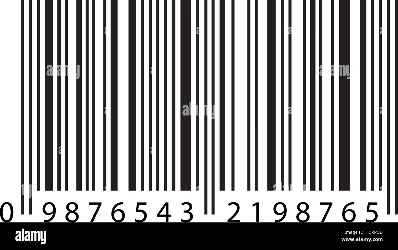 Moderne realistische Einfache flache Barcode Anmelden Vektor-illustration isoliert auf weißem Hintergrund. Marketing, Internet Konzept, Supermarkt kaufen, Mobile Ap Stock Vektor