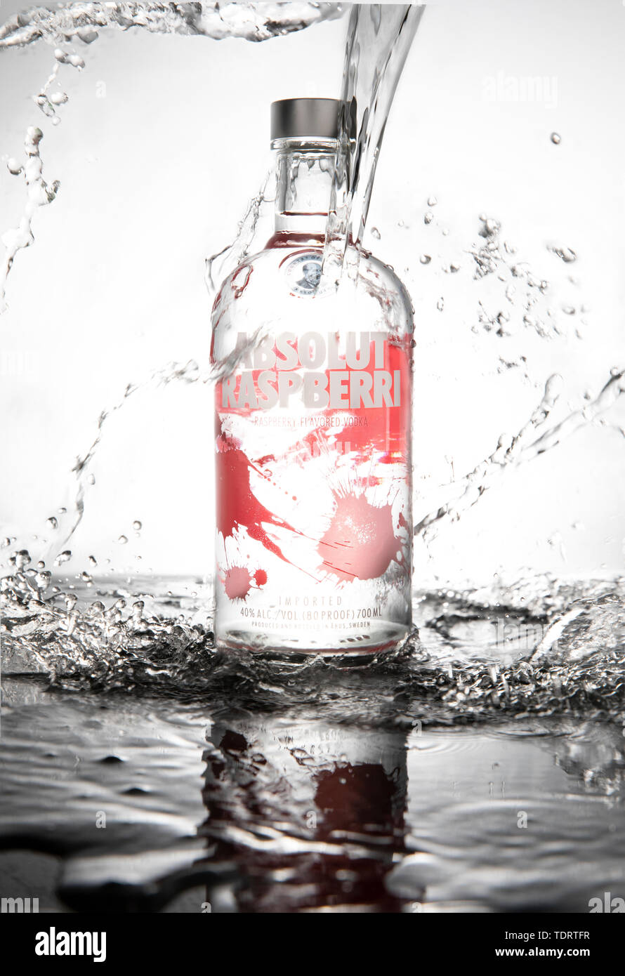 Absolut Wodka. Stockfoto