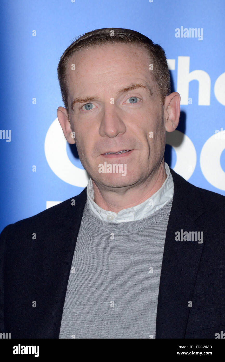 Juni 17, 2019 - Los Angeles, CA, USA - LOS ANGELES - Jun 17: Marc Evan Jackson auf der "der gute Ort" fyc Panel an der UCB Sonnenuntergang Theater am 17. Juni 2019 in Los Angeles, CA (Credit Bild: © Kay Blake/ZUMA Draht) Stockfoto