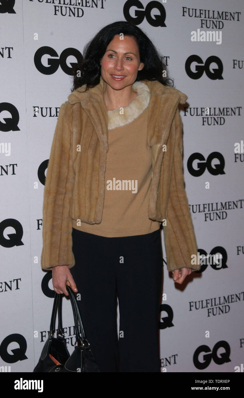 Feb 20, 2002; Hollywood, CA, USA; Schauspielerin Minnie Driver @ der GQ Zeitschrift Partei zur Erfüllung Fonds profitieren @ das Sunset Zimmer.. (Bild: Â© Chris Delmas/ZUMA Draht) Stockfoto