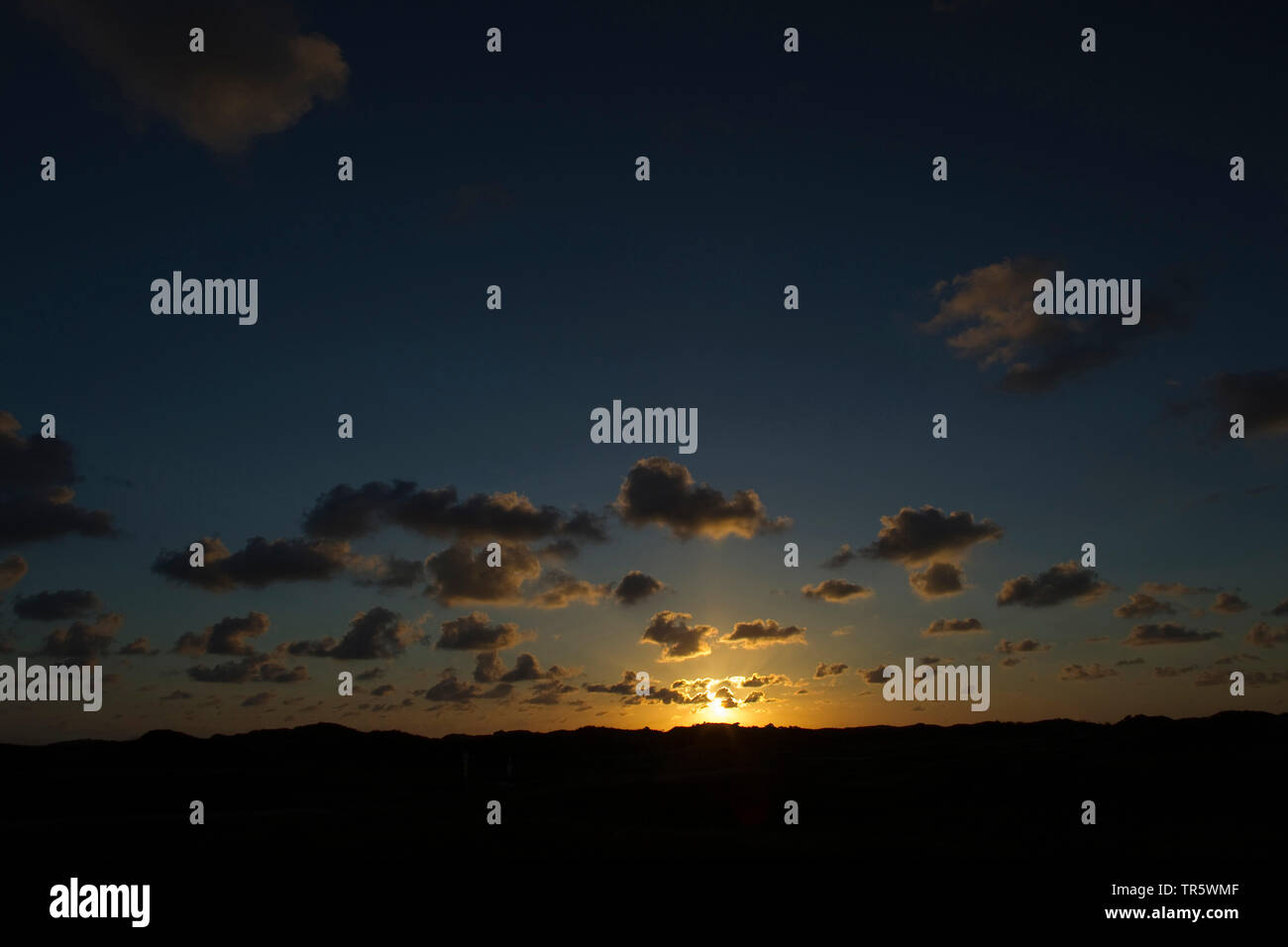 Sunrise, Deutschland, Nordrhein-Westfalen Stockfoto