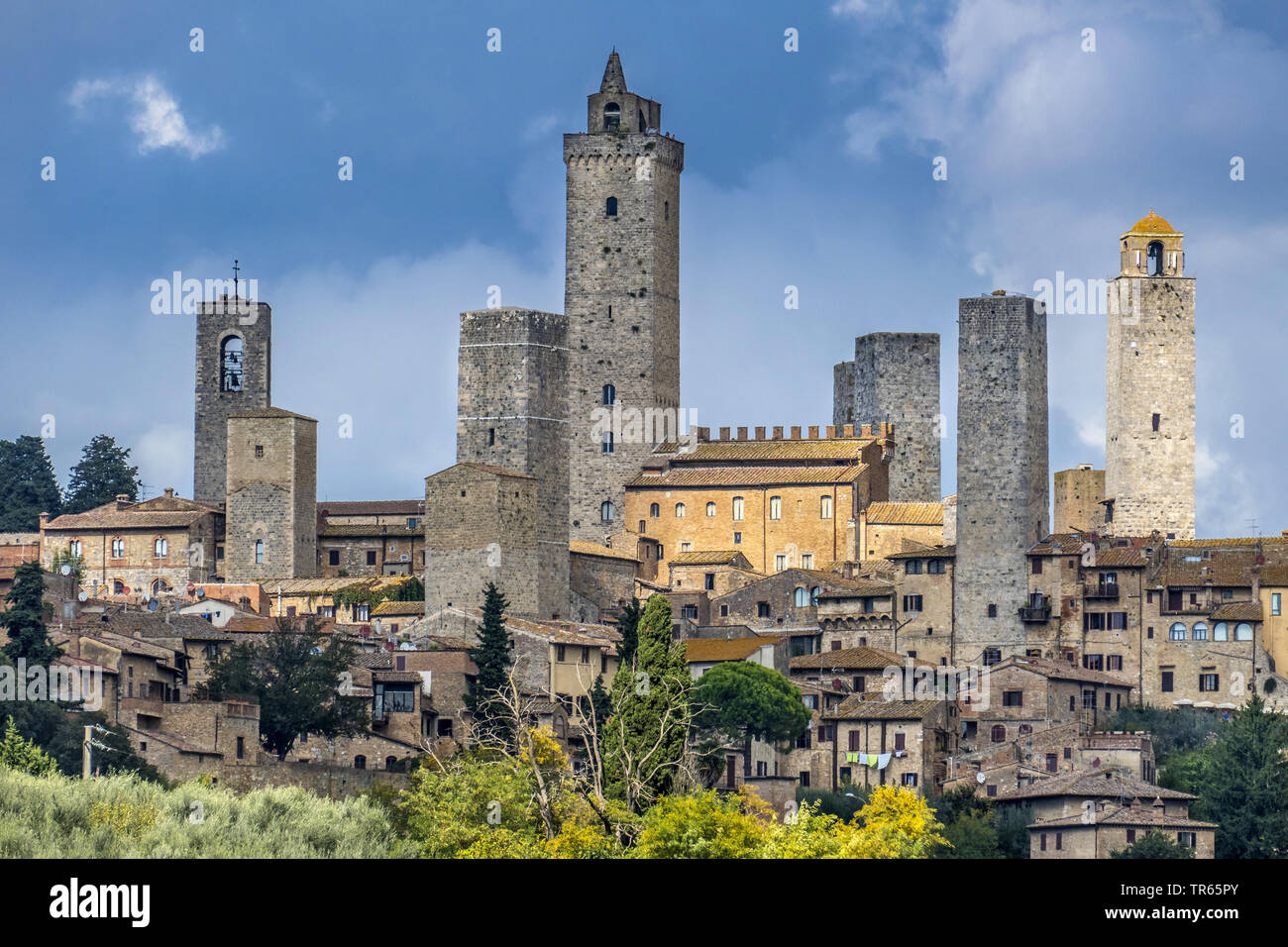 San Gimignano, Italien, Toskana, San Gimignano Stockfoto
