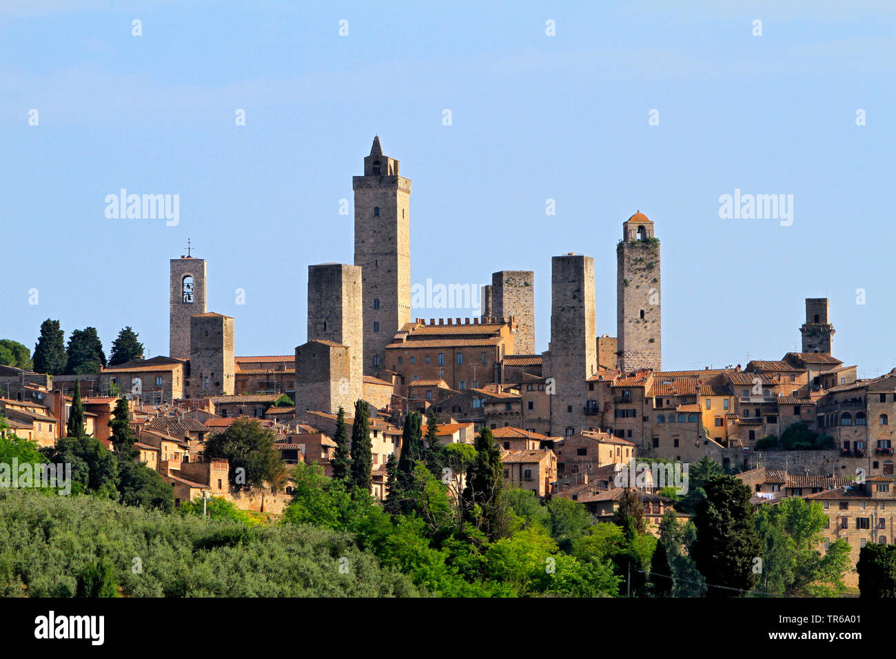 San Gimignano, Italien, Toskana Stockfoto