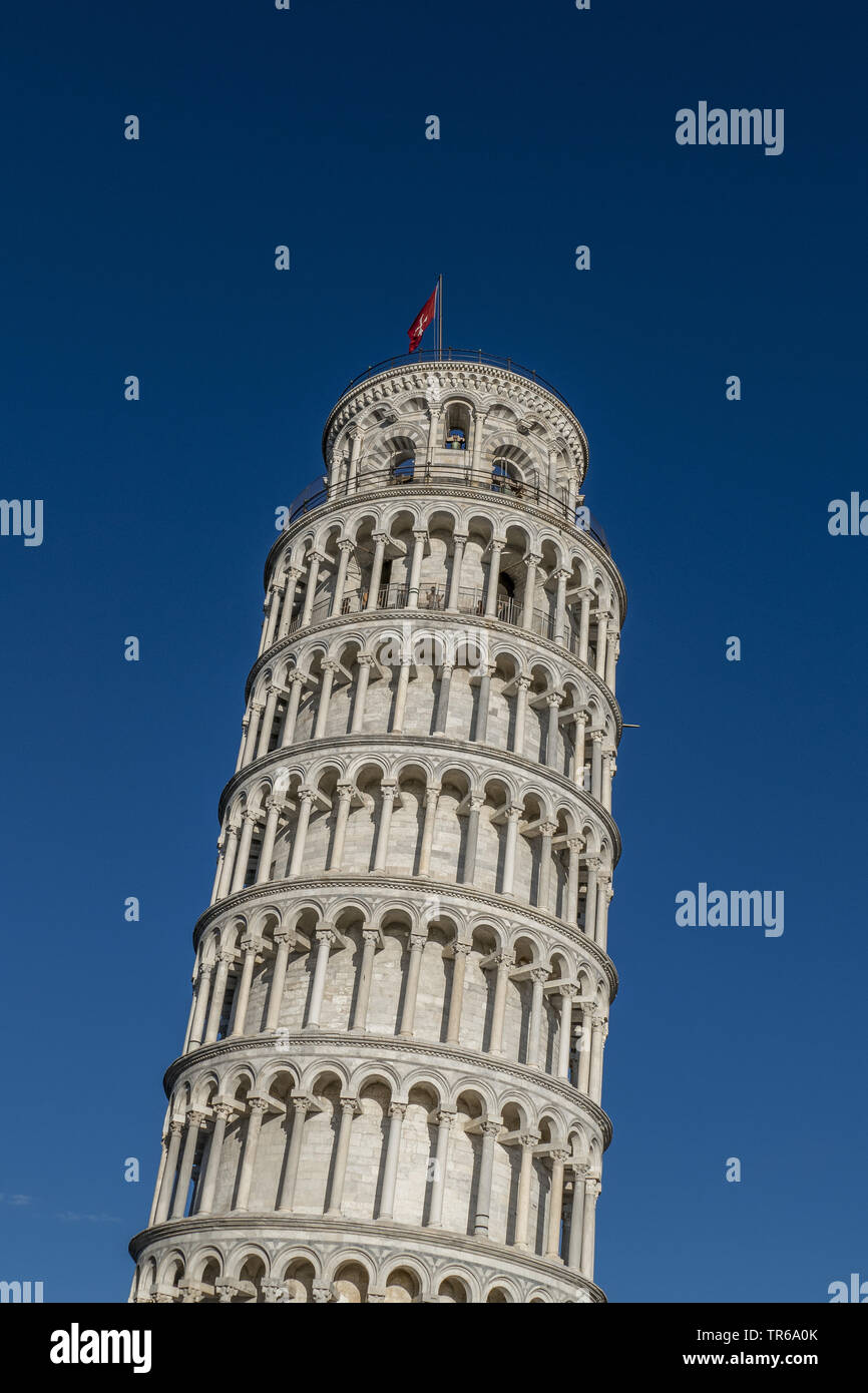 Schiefe Turm von Pisa, Italien, Toskana, Pisa Stockfoto