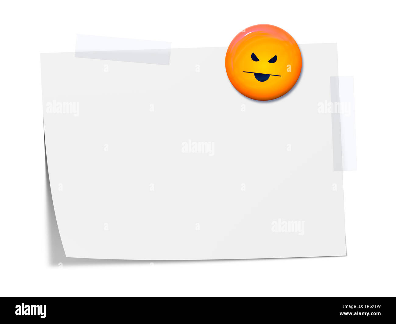 Post It Smiley Stockfotos Und Bilder Kaufen Alamy