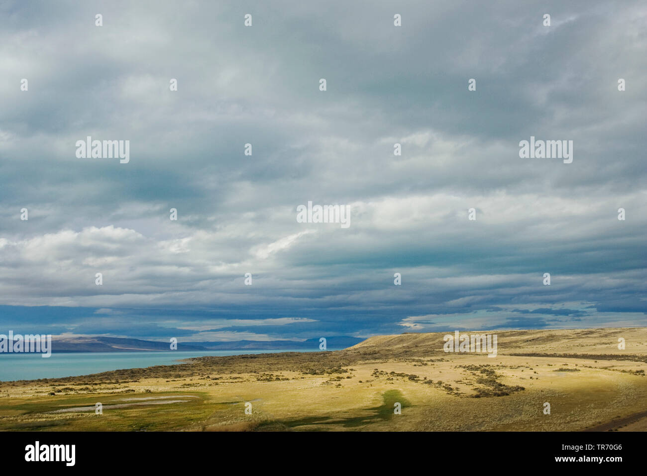 Landschaft in El Calafate, Argentinien, Patagonien Stockfoto