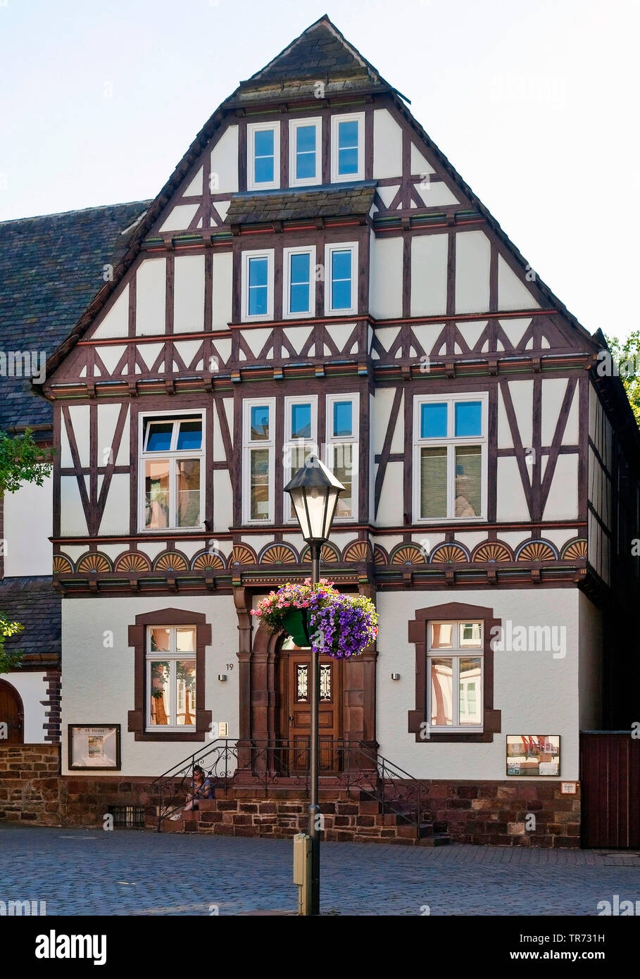 Historischen rahmen Gebäude in der Altstadt, Deutschland, Nordrhein-Westfalen, Ostwestfalen, Höxter Stockfoto