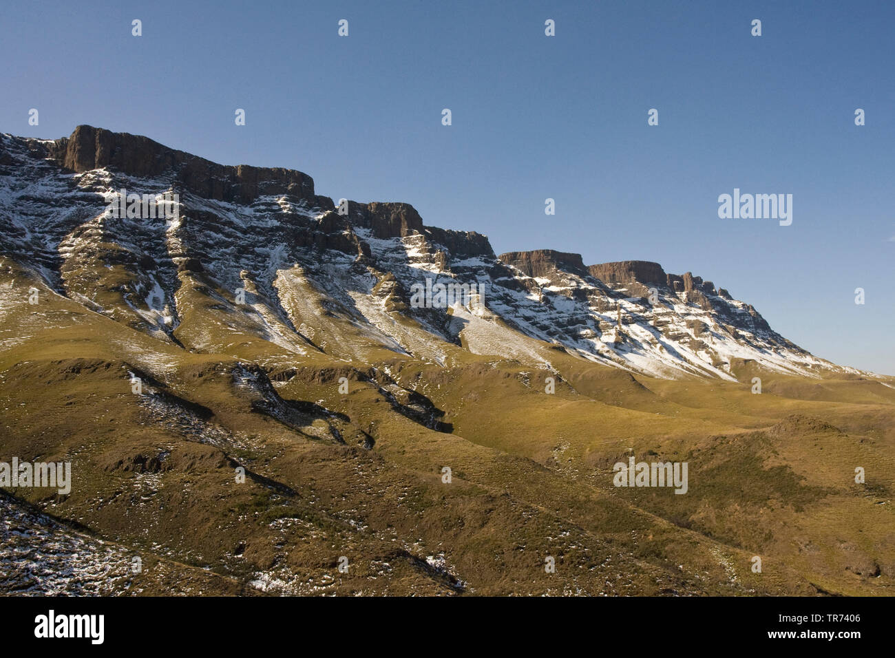 Sani Pass, Drakensberge, Südafrika Stockfoto